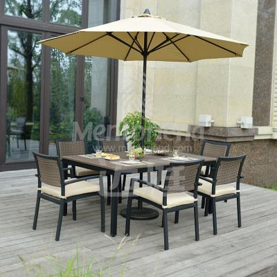 China Modern Suitable Price Good Quality Home Furniture Dining Sets Baros 7pcs Dining Set for sale