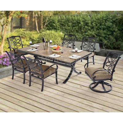 China Wholesale Modern Victoria Furniture Garden Dining Set 7pcs Top Quality Outdoor for sale