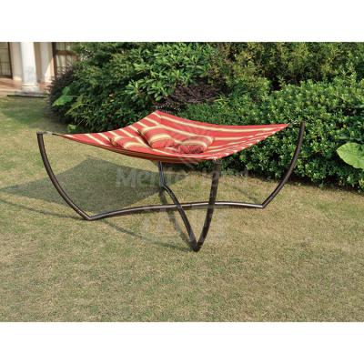 China Modern New Type Red Stripe Swing Chair Hammock Bargain Price Hanging Square Stand for sale