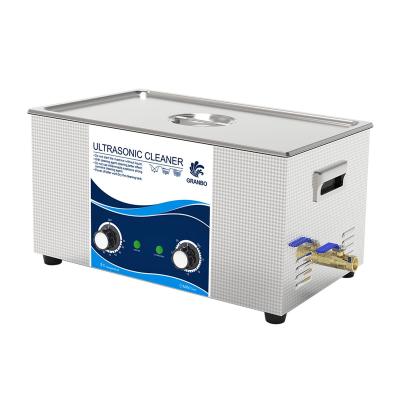 China Cleaning Machinery Repair Shops High Performance Piezocermaic Transducer Tub 22L 480W Commercial Ultrasonic Cleaner for sale