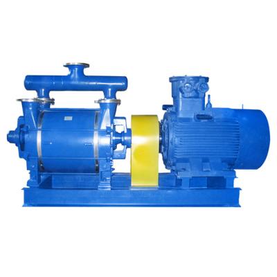 China Automotive Industry Belt Driven Water Ring Vacuum Pump 2BE1 151/153/252/253/2BE3 With Pulley For Pulp Industry for sale