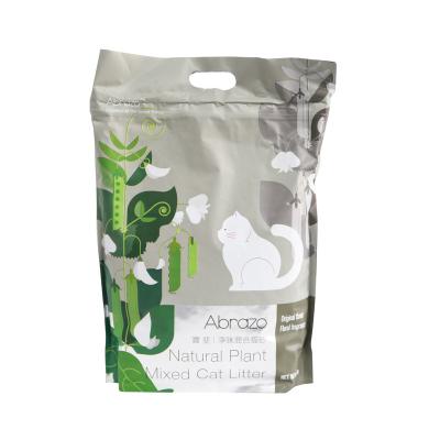 China Extra Excellent Manufacturer Brand Abrazo Eco-friendly Non-sticky Natural Tofu Control Odor Control Abrazo Tofu Mixed Cat Litter for sale