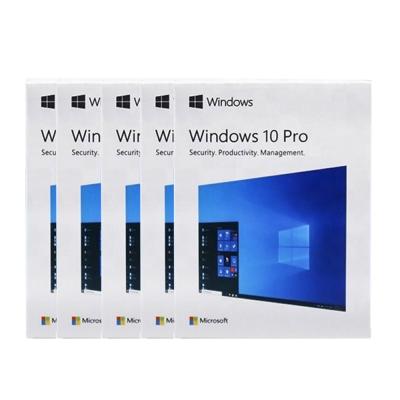 China Microsoft Windows 10 Pro USB Retail Box + Key License Sticker Card For Windows 10 Global Activation Online Windows 10 USB Retail Box for sale