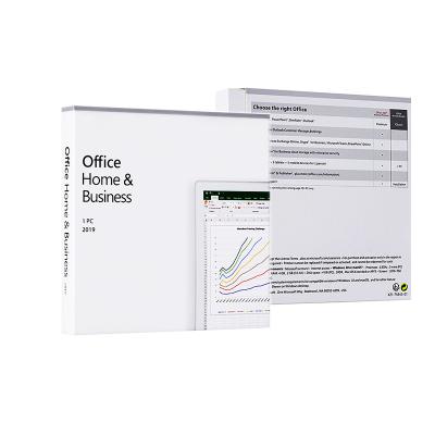 China MS Office 2019 Home and Business CD and Sticker Key Card for PC Office HB Online Binding Home 2019 and Business 2019 Activation PC for sale