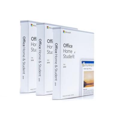 China Original New Microsoft Office 2019 Home & Student License Fpp Key Card For Home & Home & Student Global Activation Office 2019 Office 2019 Student MAC for sale