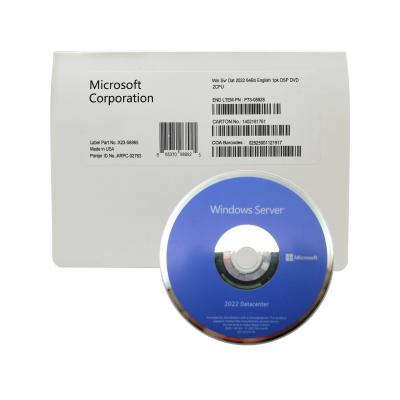 China Life Time Win Server 2022 DAT OEM Package With DVD And License Sticker For MS Win Server 2022 DAT for sale