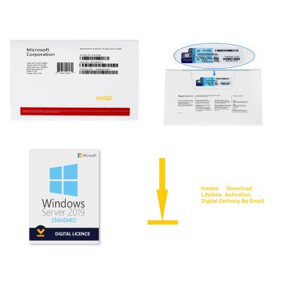 China Download Activation Windows Server 2019 Standard 16 Core License Digital Delivery Win Server 2019 Server 2019 Standard OEM 2019 for sale