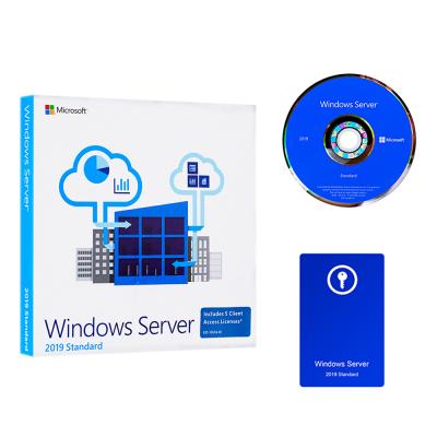 China Hot Sale Windows Server 2019 Standard Retail Box With DVD Life Time License For Windows Server 2019 Windows Server 2019 Standard for sale