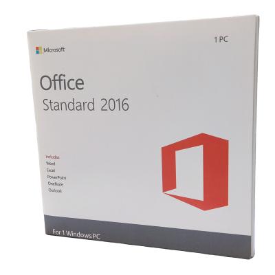 China MS Office Standard 2016 Box Retail Package With License Original Office 2016 STD Office Standard 2016 for sale