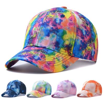 China Summer COMMON Link Dye Baseball Caps Luxury Fitted Wholesale Ponytail Baseball Cap For Women for sale