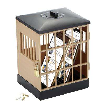 China Phone Lock NEW Hot Sale Timer Jail Cell Lock Up Phone Cage Family Time Phones Prison Smartphone Stand Holders Classroom Storage Instrument for sale