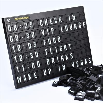 China Decorations Sign Airport Style All Occasion Decorations Sign Cinema Message Letter Board 11.8x8.3 Inches.Aviation Changeable Letter Signs for sale