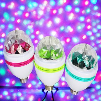 China ABS 3W Rotating LED Stage Effect Lighting For Home Party Decoration for sale