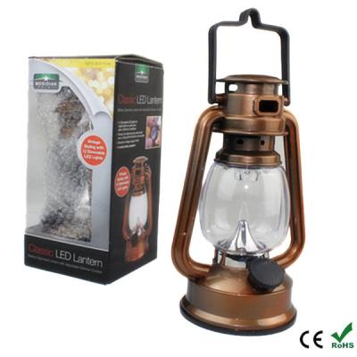 China ABS Plastic Copper Plating Classic Camping Led Lantern for sale