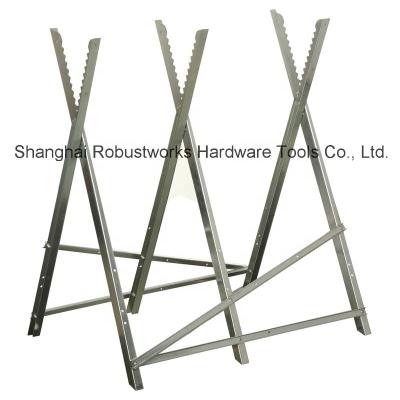 China Building Material Shops Heavy Duty Metal Log Sawhorse Trestle (18-1108) for sale