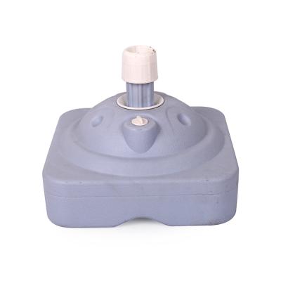 China Water Filled Outdoor 1.7KG Parasol Filled Water Or Sand Plastic Umbrella Base for sale