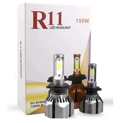 China Aluminum Car R11 Auto Replacement Light 9005 9006 9012 D2S Single Beam H1 H3 H7 H11 880 for sale