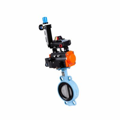 China Sewage Top Selling Quality Assurance Pneumatic Wafer Butterfly Valve for sale