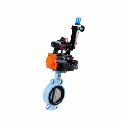 China Sewage china supplier best selling pneumatic wafer butterfly valve for sale