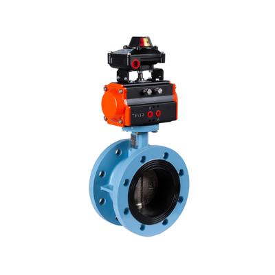 China Pneumatic Butterfly Valve Manual Pneumatic Sanitary Sewage Butterfly Valve for sale