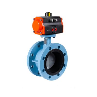 China Pneumatic Sewage Wafer Butterfly Valve With Dimensions for sale