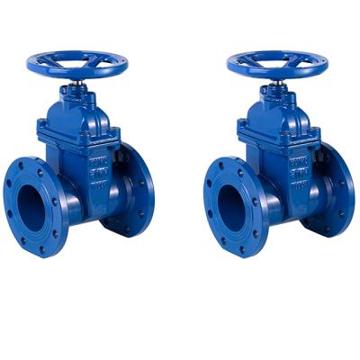 China Sewage Carrie Valve DIN3352 Ductile Iron Cast Iron DIN3202 F4 Resilient Gate Valve Metal Layered Price List for sale