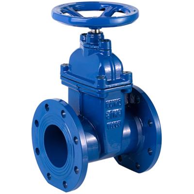 China Sewage CARRIE VALVE BRAND DIN F4 GOOD QUALITY CAST IRON GGG50 DN100 Malleable Iron Seat Resilient Gate Valve for sale