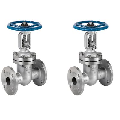 China Sewage ANSI ASTM A351 Standard Stainless Steel 304 304L 316 316L CF3 CF3M CF8 CF8M Materials Flanged End Gate Valve for sale