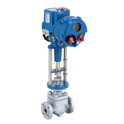 China Hot Sale Sewage High Temperature Explosion Proof Intelligent Electric Automatic 4-20mA Steam Regulating Control Valve for sale