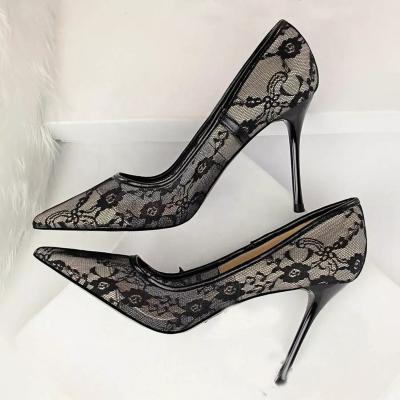 China European fashion lightweight smart shoes women wholesale sexy stiletto heels lace up elegant shoes for ladies high heel shoe for sale