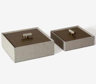 China Wholesale minimalist modern luxury storage box for deroraction for sale