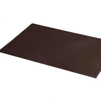 China YIDIAN Restaurant Heat Insulation Vinyl Woven Colored Bamboo Plastic Dining Table Mat Viable Non-slip PVC Restaurant Heat Insulation Place Mat for sale