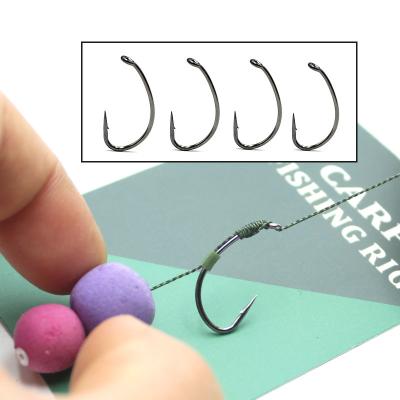 China Carp Hook Black Nickel Coating Carp Fishing Accessories For Carp Feeder Hook Kruve Leg Hook Carp Tackle 269 for sale