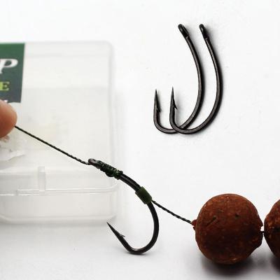 China Carp Fishing Hook PTFE Liner High Carbon Steel Barbed Carp Rigs Carp Hook For Fishing Tackle Accessories 102 for sale