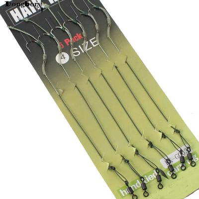 China Barb Ready Tied Carp Fishing Rig Barbed Hook Size Ready Combi Rigs CHOD Rig Made Carp Rigs Hook Link Pop Up Raw Fishing for sale