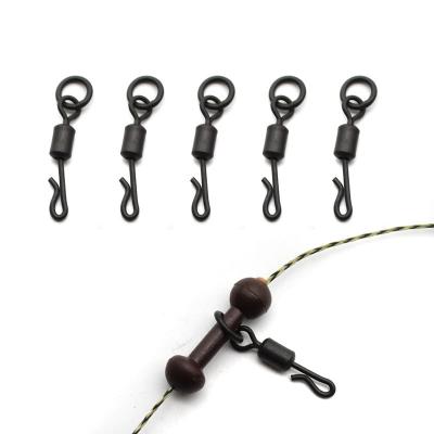 China Fits Safety Lead Clips Quick Change Flexi Ring Swivels with Ring Hook UK Size 8 and CHOD Ronnie Rig Swivels QC Kwik 11Carp Fishing Accessories for sale