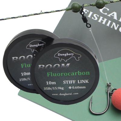 China Boom Hooklink Fluorocarbon Carp Fishing Line For Carp Rig Combi Chod Rig 25IB 35IB Rough Fishing Tackle D158A for sale