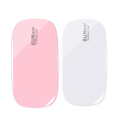 China ABS Hot Selling SUN One 6W Mini LED UV Nail Lamp For Manicure Table Nail Tools Printer Portable Making Polish Curing Nail UV Lamp for sale