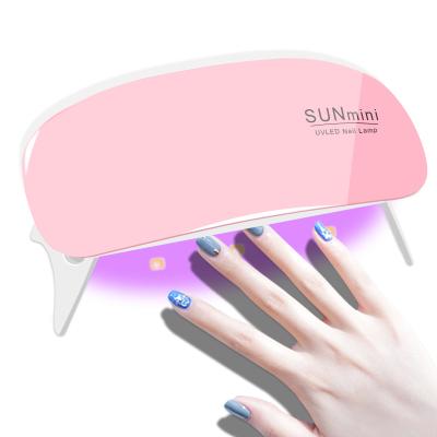 China UV Led Nail Lamp For Curing Gel Polish Energy Saving And Portable Sun Light 6W UV Mini Led Nail Lamp For Curing Gel Polish for sale