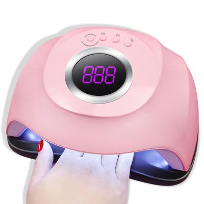 China Support Private Label UV Led Lamp With Timer UV Gel Nail Lamps 180W Sun Lamp Lights New 2020 Digital Gel Nail Dryer Machine Nail Art Trending Products for sale