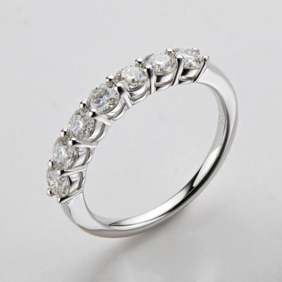 China New Trendy Trendy 18k Gold Plated 925 Sterling Silver High Quality 0.7ct 3mm Moissanite Engagement Rings for sale