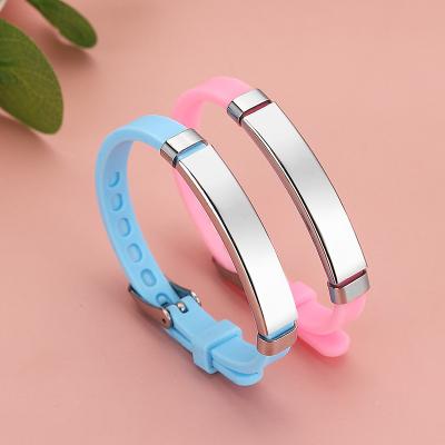 China New Vintage Customization 7mm Adjustable Bracelet Jewelry Silicon Bangle Multicolor Silicone Bracelet For Kids for sale