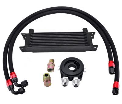 China Coolers Automotive Car Hydraulic Oil Cooling System Parts Motor Oil Cooler Tuning Kit Car Radiator For Auto Wrapping for sale