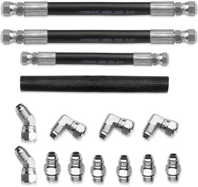 China Haofa Stock High Pressure Hydraulic Oil Pump HPOP Hose Line Crossover Kit For Ford 1999-2003 7.3L Powerstroke Engines 7.3L Hose Kit for sale