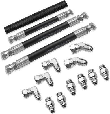 China Haofa Crossover Engine High Pressure Oil Pump Line Hydraulic Hose Kit HPOP Engines Lines 7.3L Powerstroke Kit 7.3L Hose Kit for sale