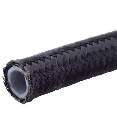 China Auto Cooling System High Performance AN6 8 HaoFa 10 Oil Cooler Nylon Braided Hose PTFE Tube Nylon Braided Auto Motorcycle High Pressure Hydraulic Hose for sale