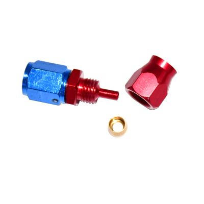 China Haofa Automotive Parts Anodized High Performance Aluminum A PTFE Hose Straight 45 Degree 90 Degree Connector Swivel Hose End Hose Fitting for sale