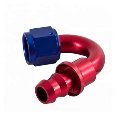 China Oil/Gas/Fuel Race Car Aluminum Alloy 30 Degree Fuel Line 6AN Thrust Lok Fittings for sale