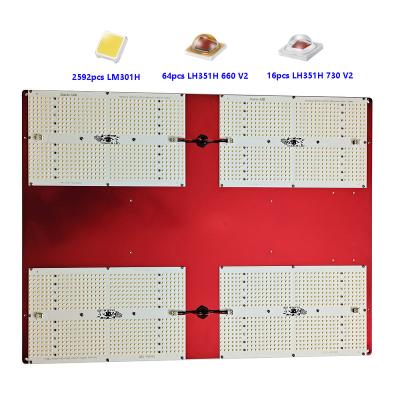 China Seed Starting Highest Efficiency Samsung LM301H LH351H 650W Grow Board Light for sale