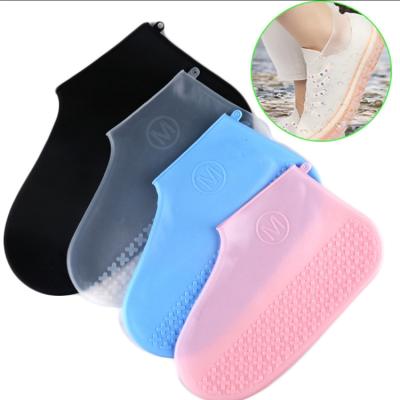 China Factory Wholesale Hot Selling Waterproof Silicon Rain Protective Shoes Cover Reusable Anti-Slip Rubber Waterproof Silicone Shoe Cover for sale